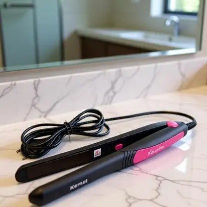Kemei km-328 Professional KM-328 Hair Straightener (gray)
