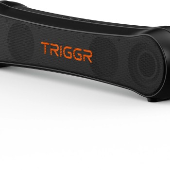 TRIGGR Horizon 16 with Dual Drivers, 7Hrs Playtime, MEMS Mic, TWS Function 16 W Bluetooth Speaker (Elite Black, 2.0 Channel)