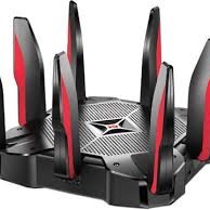 TP-Link Archer C5400X Gaming Router 2.4 GHz, 5 GHz 5400 Mbps Wifi Speed Tri Band External Antenna Ethernet (Cable Broadband)  (Black, Red)