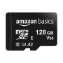 Amazon Basics 128 GB Micro SD Card with Adapter | Upto 120 MB/s | Class 10 | U1, C10, V10 Speed Classes