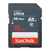 SanDisk Ultra SDHC UHS-I Card, 16GB, Speed up to 48 MB/s, Class 10