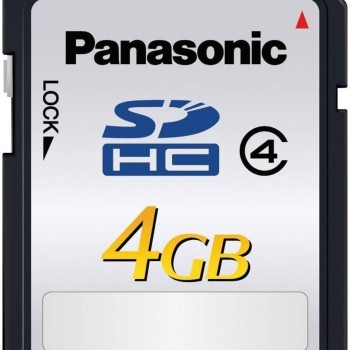 Panasonic SDHC Memory Card-4GB 4 GB SDHC Class 4 20 MB/s  Memory Card Compatible with Camera, Mobile