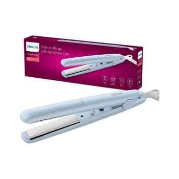 PHILIPS Style on-the-go BHS264/00 Hair Straightener (Light Blue)