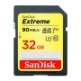 SanDisk Extreme 32 GB SDXC Class 10 90 MB/s  Memory Card Compatible with Camera, Computer (SDSDXVE-032G-GNCIN)