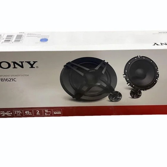 Sony Car Speaker XS-FB1621C 16 Cm (6.5 Inch) 2-Way Component Speakers (Black)