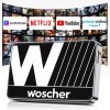 Woscher AirStream Picassou3GB+32GBWireless CarPlay Adapter Android AutoAI Box For OEM Car Stereo (Double Din)