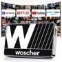 Woscher AirStream Picassou3GB+32GBWireless CarPlay Adapter Android AutoAI Box For OEM Car Stereo (Double Din)