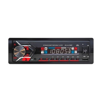 JXL-410BT Car Stereo 220W Universal Fit Single Din Mp3 Car Stereo with Dual USB Ports/Bluetooth/Hands Free Calling/FM/AUX Input/SD Card