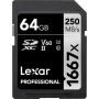 Lexar Professional 1667x SD Card 64GB, SDXC UHS-II Memory Card