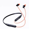 TRIGGR Bassplugs 100 Neckband, Dedicated Switch, 40H Battery, Dual Pairing, Fast Charge Bluetooth Headset (Orange, In the Ear)