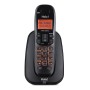 Hola ! TC 720 Cordless Landline Phone, 2 Way Speaker Phone, Ringer Volume, LED Notification for Ringer and Charging, Black