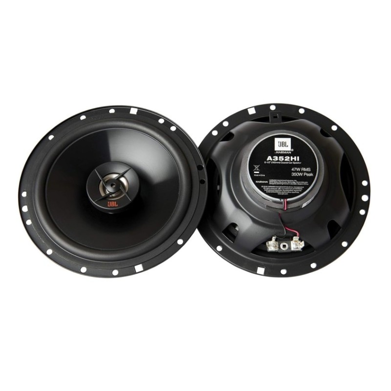JBL A352Hi 6 1/2inch (16.5Cm) 350W Coaxial Speakers with Polypeopylene Woofers Cones and Pei Balanced Dome Tweeters Ideal for Factory Speaker Black