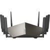 D-Link Wireless AX 6000 Dual Band (11a/b/g/n/ac/ax), 4x4 AX,MU-OFDMA Router, 4 x Gigabit ports, 2.5Gbase-T WAN, 8 external antenna