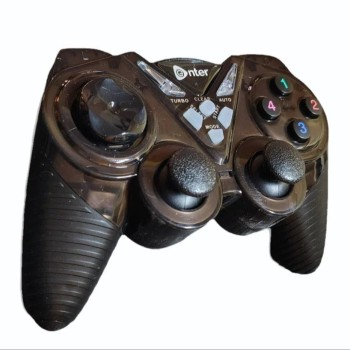 Enter GAME PAD GPV10 WITH VIBRATION USB Gamepad (Black, For PC)