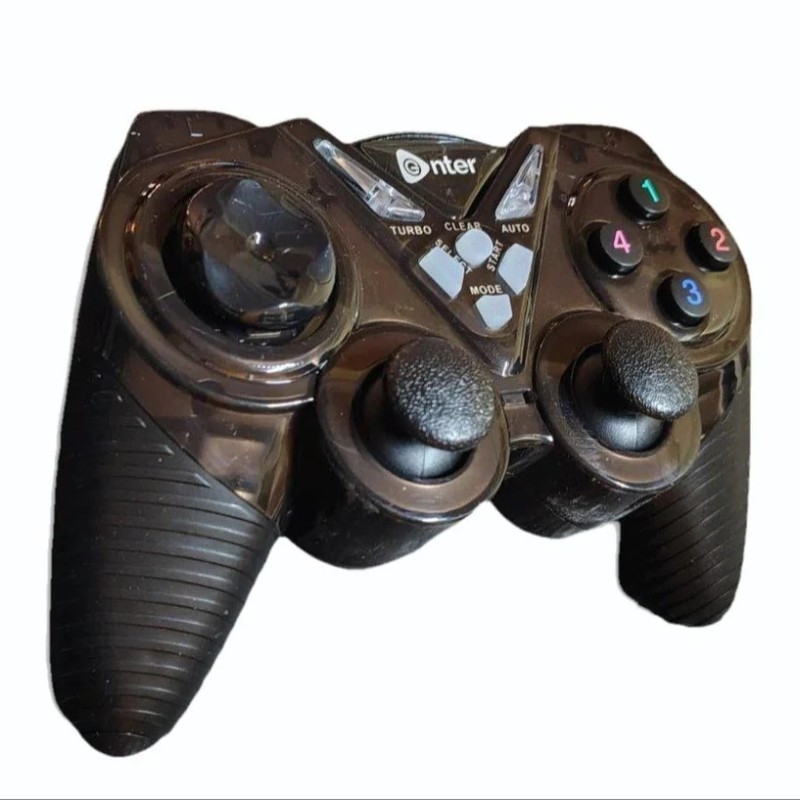 Enter GAME PAD GPV10 WITH VIBRATION USB Gamepad (Black, For PC)
