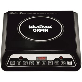 Khaitan Orfin 2000 W Induction Cooktop Touch Panel (Black, KO-432 | 2000 Watts Ultra Slim)