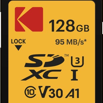 KODAK 128GB High Speed 95MB/s High Speed SDXC 128 GB SD Card Class 10 95 MB/s  Memory Card Compatible with Camera