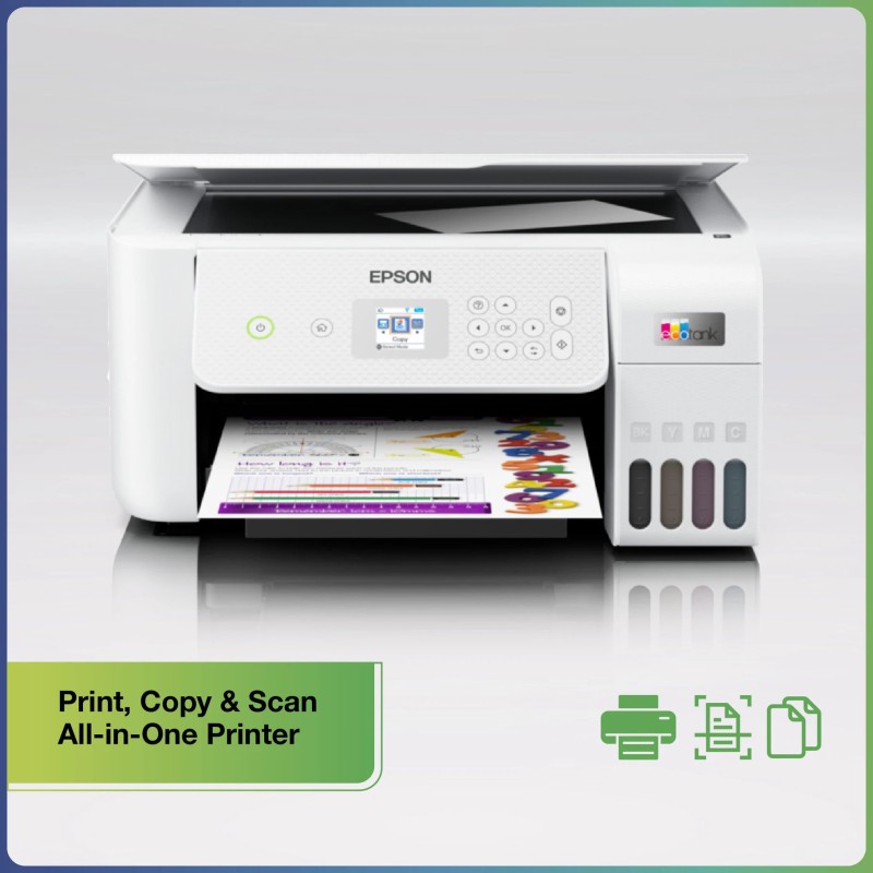 Epson EcoTank L3266 A4 Wi-Fi, All-in-One Ink Tank Printer