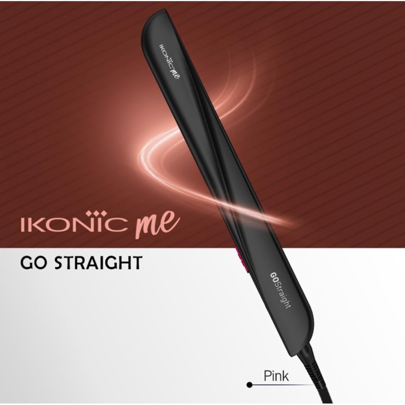 Ikonic Professional IKP-GSP Go Straight Hair Straightener (Purple)