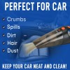 Wagzo VC-52 | 110 Watt,5000PA Suction Power| 13 Ft Long Power Cord HEPA-Filter | Car Vacuum Cleaner (Black)