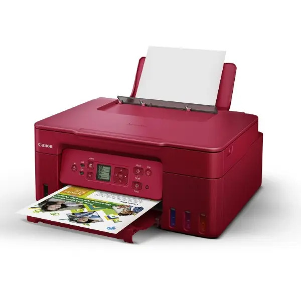 Canon PIXMA MegaTank G3770 Red Multi-function WiFi Color Ink Tank Printer