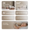 Mi by Xiaomi 3MP Camera 2K (1296p) High Resolution AI Human Detection PTZ 360° Smart Home Security Camera