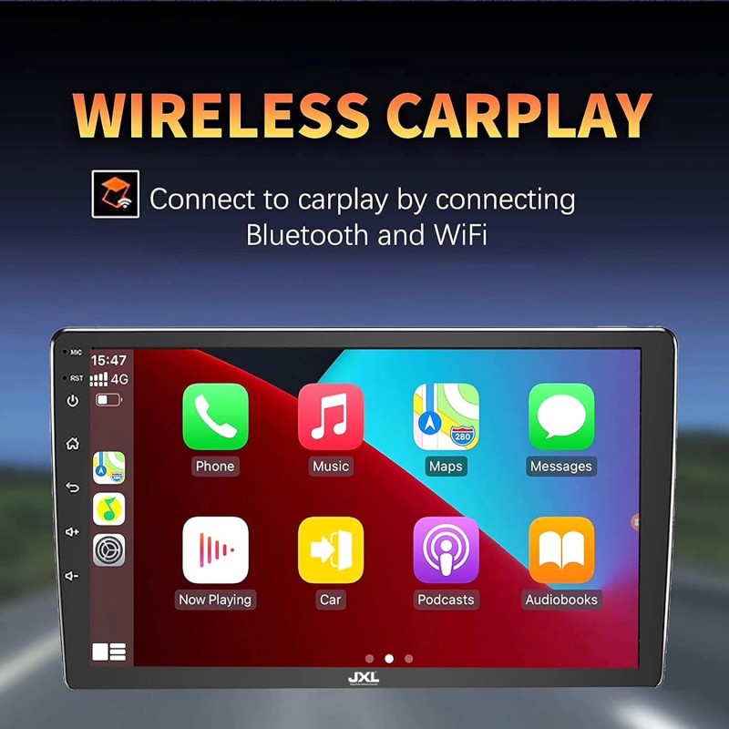 JXL 9 Inch Car Android Double Din Player 2GB/32GB Capacitive Touch Screen Quad Core Proceessor 1080P HD Screen JXL-Android-9