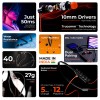 TRIGGR Bassplugs 100 Neckband, Dedicated Switch, 40H Battery, Dual Pairing, Fast Charge Bluetooth Headset (Orange, In the Ear)