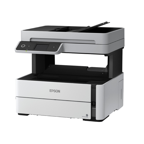 Epson Monochrome M3140 All-in-One Duplex InkTank Printer Print,Copy,Scan FAX,ADF, Black