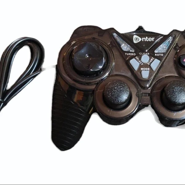 Enter GAME PAD GPV10 WITH VIBRATION USB Gamepad (Black, For PC)