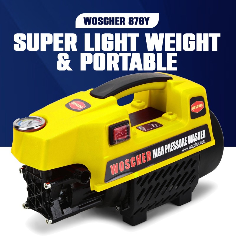 Woscher 878 Waterpro Washer High Pressure Pump Machine, 1800 Watts, 150 Bars, 8L/Min Pressure Washer Woscher 878Y