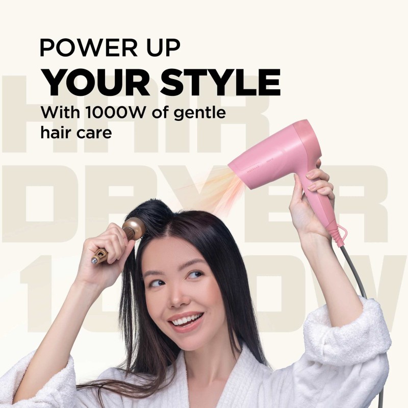 HAVELLS GHPDDABPPK00 Hair Dryer (1000 W, Peach)
