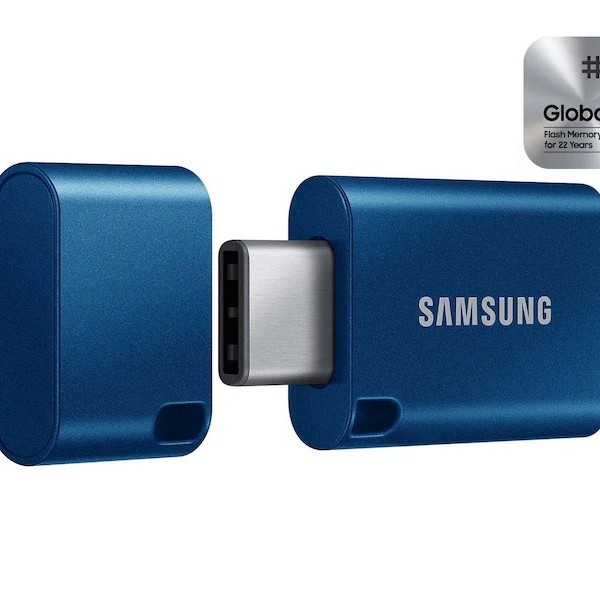 SAMSUNG Type-C™ USB Flash Drive, 128GB, Transfers 4GB Files in 11 Secs w/Up to 400MB/s 3.13 Read Speed 2022,Blue