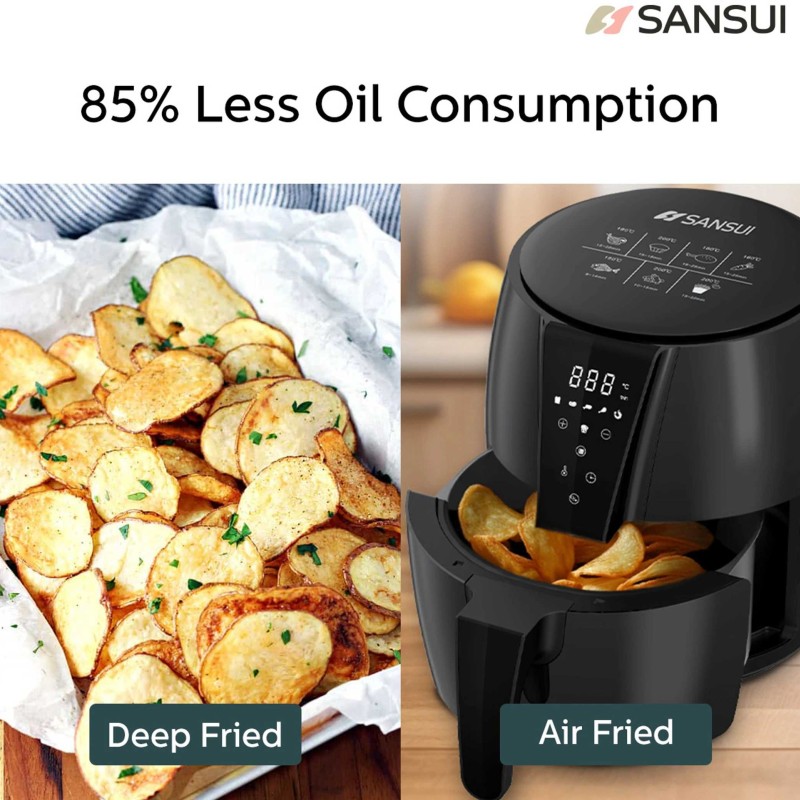 Sansui CRISP PRO Air Fryer (6 L)