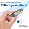 EVM 128GB ENSTORE+ DRIVE USB 3.2 GEN 1 (PENDRIVE) 128 GB Pen Drive Compatible with Desktop Computer, Laptop, Audio Player, Television USB 3.2 Metal Case (Gold)