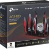 TP-Link Archer C5400X Gaming Router 2.4 GHz, 5 GHz 5400 Mbps Wifi Speed Tri Band External Antenna Ethernet (Cable Broadband)  (Black, Red)