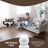 CP PLUS 2MP Full HD Smart Wi-fi Security Camera | 360° with Pan Tilt | 2Way Talk | Cloud Monitoring | Motion Detection CP-E35Q