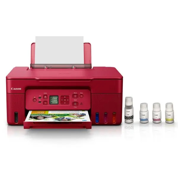 Canon PIXMA MegaTank G3770 Red Multi-function WiFi Color Ink Tank Printer