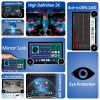 Wagzo 2K Diamond Car Android 10.1 In,4GB+64GB,4th Gen,QLED,4 Core, AHD Camera|WAP-15 Car Stereo (Double Din)