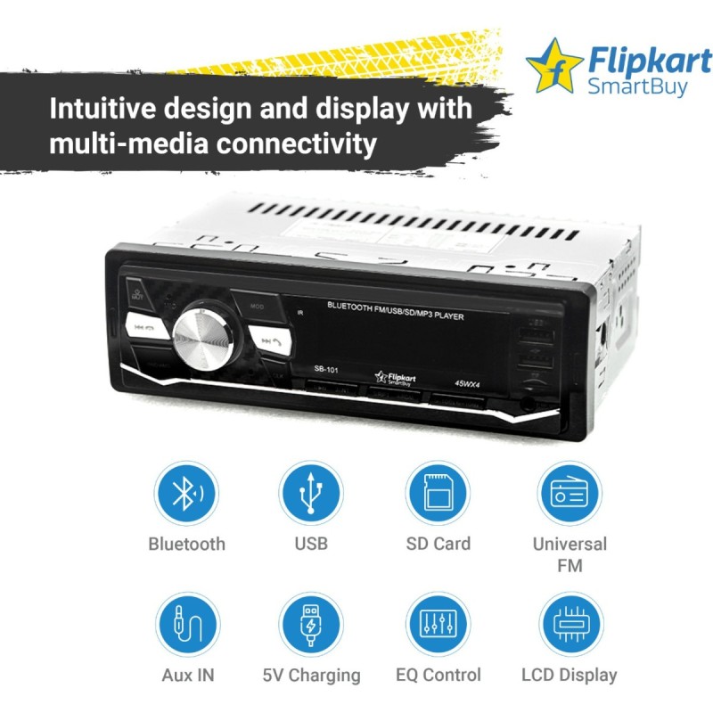 Flipkart SmartBuy SB-101 Car Stereo (Single Din)