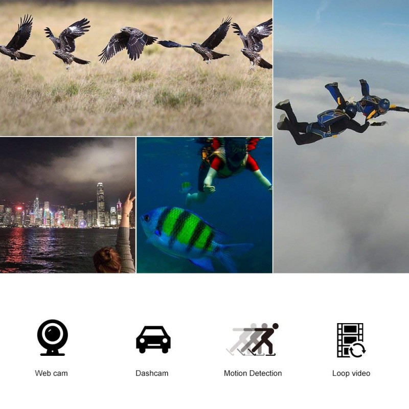 SJCAM SJ6LEGEND 4K WiFi Action Camera 2.0 Touchscreen/0.9 Front LCD Screen Gyro Stabilization