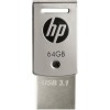 HP X5000M 64 GB OTG Drive Compatible with Netbook, Tablet, Mobile, Television USB 3.1 Metal Case
