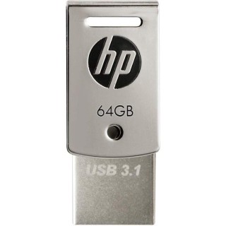HP X5000M 64 GB OTG Drive Compatible with Netbook, Tablet, Mobile, Television USB 3.1 Metal Case