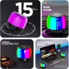 Dubstep Pop 650 with 15 Hrs Playtime,52mm Dynamic Driver,Multiple RGB Lights,TWS Pairing 6 W Bluetooth Speaker (Black, 2.0 Channel)