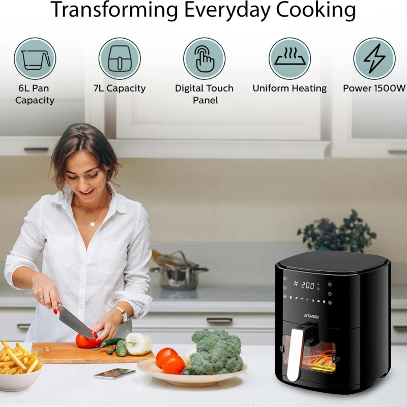 Sansui CRISP FRY Air Fryer (7 L)
