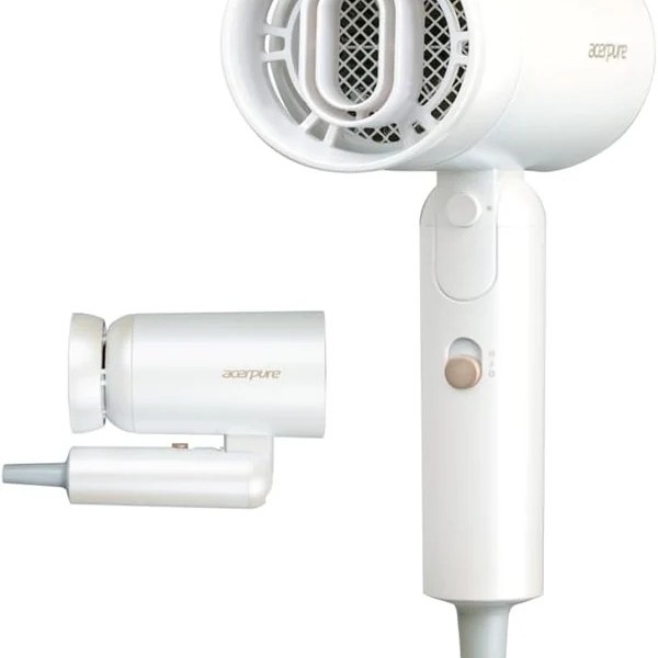 Acerpure Beauty Ionic | Ultra Quick Dry | 3 Speed Cool Shot Hair Dryer (1800 W, White)