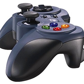 Logitech G F310 Wired Gamepad, Controller Console Like Layout, 4 Switch D-Pad, 1.8-Meter Cord, PC/Steam/Windows/AndroidTV - Black
