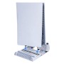 Dobe Cooling Station for PS5, Vertical Stand with Cooling Fan, Controller Charger Dock for PS5 Controller, 3 USB Ports, Retractable Bracket Tabletop