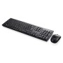 Lenovo 100 Wireless Keyboard and Mouse Set, Ambidextrous 1000 DPI Mouse Optical Sensor GX30L66303