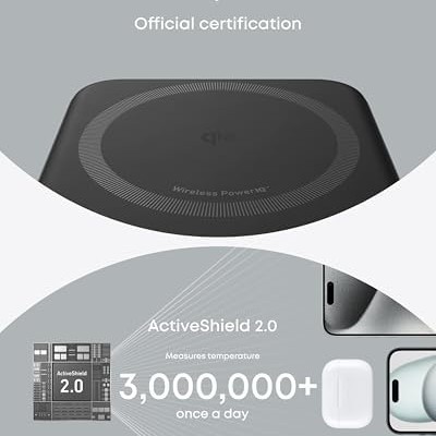 Anker MagGo Power Bank, Qi2 Certified 15W Ultra-Fast MagSafe-Compatible Portable Charger, 10,000mAh Battery Pack